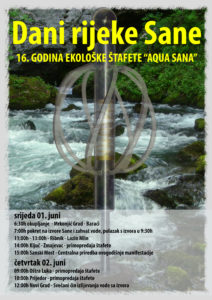 Plakat A3 Dani rijeke Sane-Novi